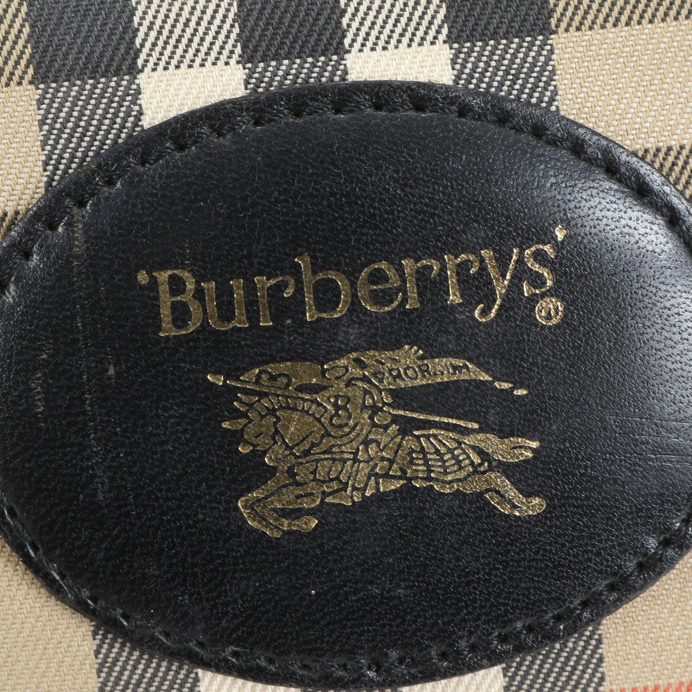 極美品 バーバリー ノバ チェック シャドーホース レザー ショルダー