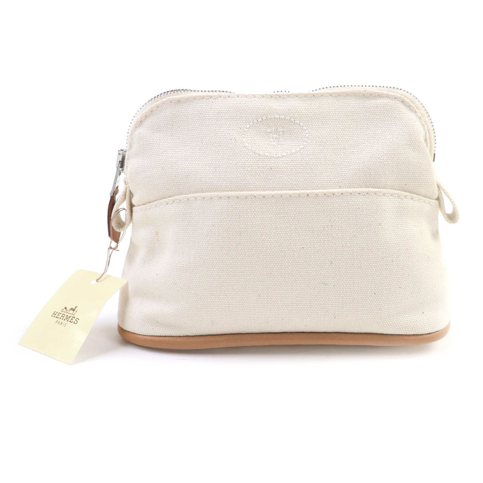 未使用品☆HERMES エルメス ボリードポーチ ミニミニ コットン