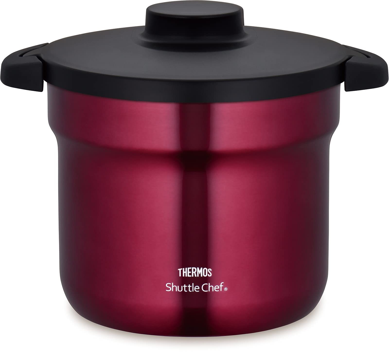 サーモス 真空保温調理器 シャトルシェフ 4.3L 4~6人用 レッド 調理鍋ふっ素コーティング加工 KBJ-4501 R レッド 4.3 L