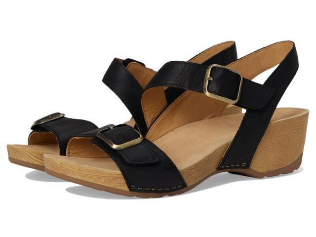 dansko ダンスコ ストラップサンダル サム size 37 黒。 dansko