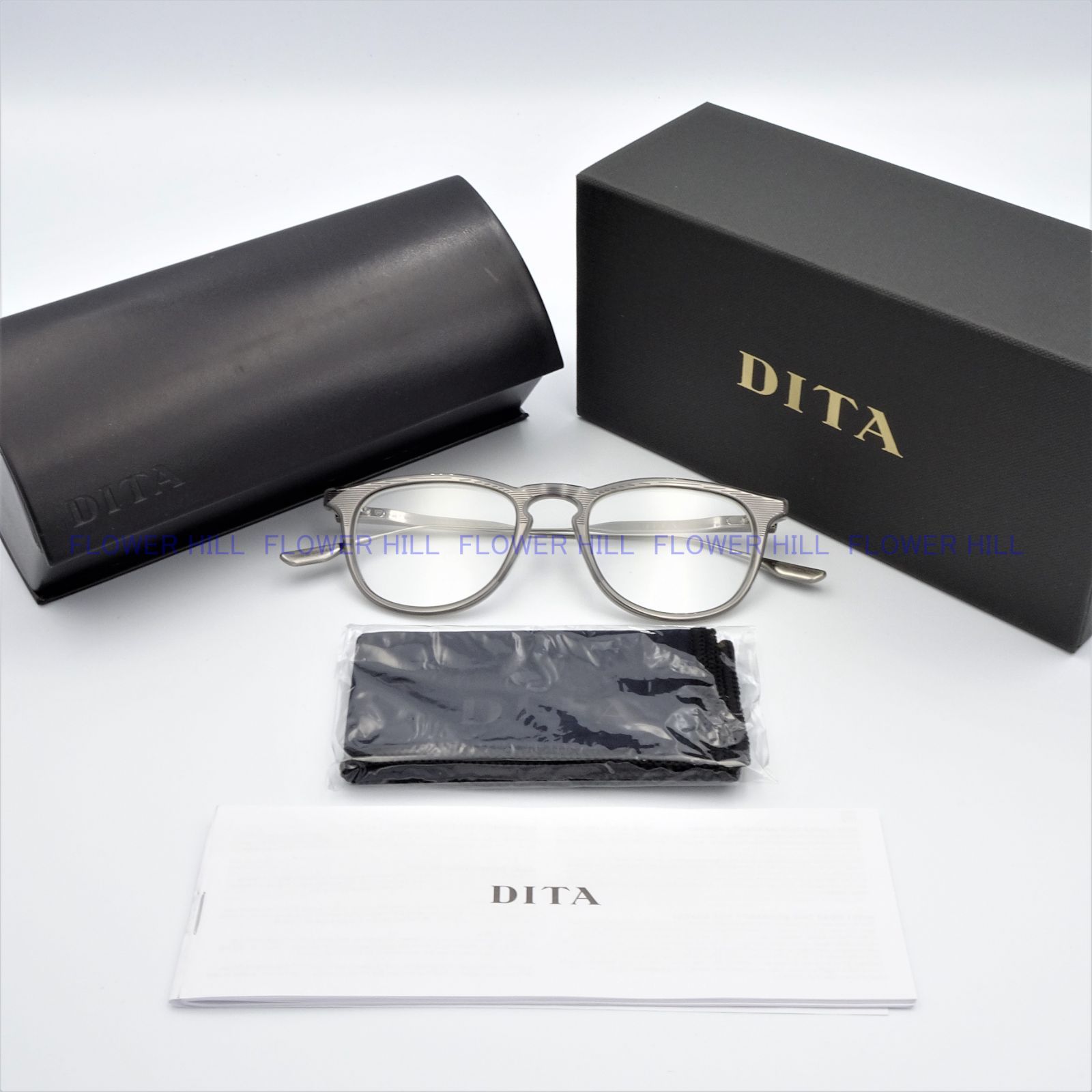 DITA ディータ メガネ フレーム FALSON DTX105-03 グレー/シルバー 