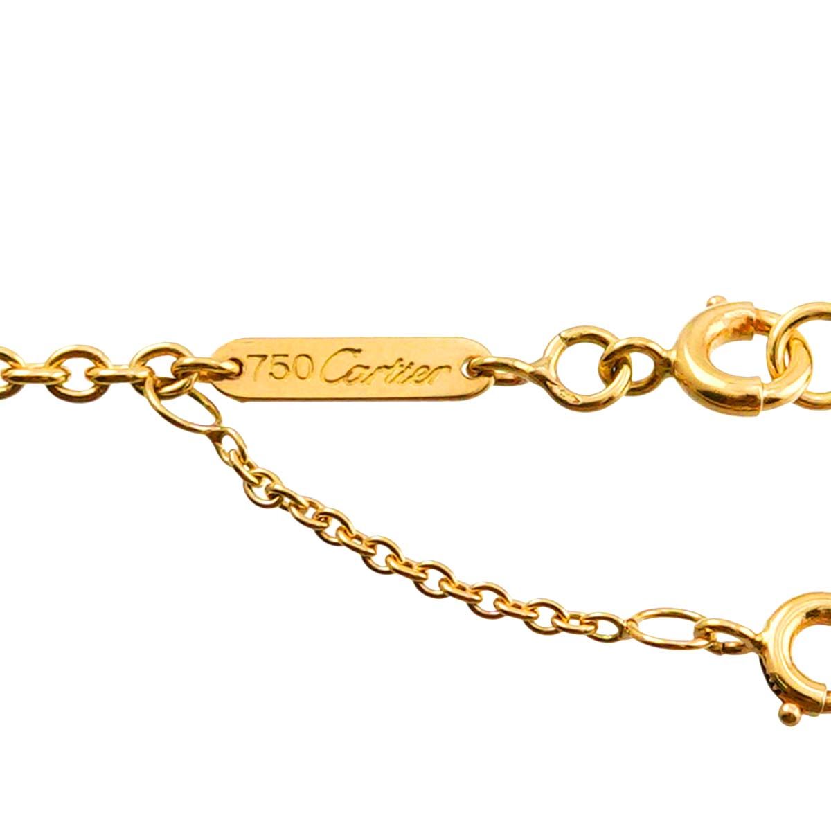 Cartier カルティエ ネックレス 750 k18 WG 42cm 18金 新品仕上げ Cartier カルティエ 750 K18 YG スパイクチェーン