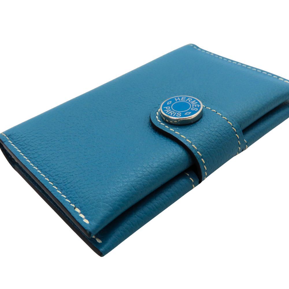 Hermes カードケース　ブルージーン 中古】 Hermes エルメス R.M.S カードケース ニューブルージーン