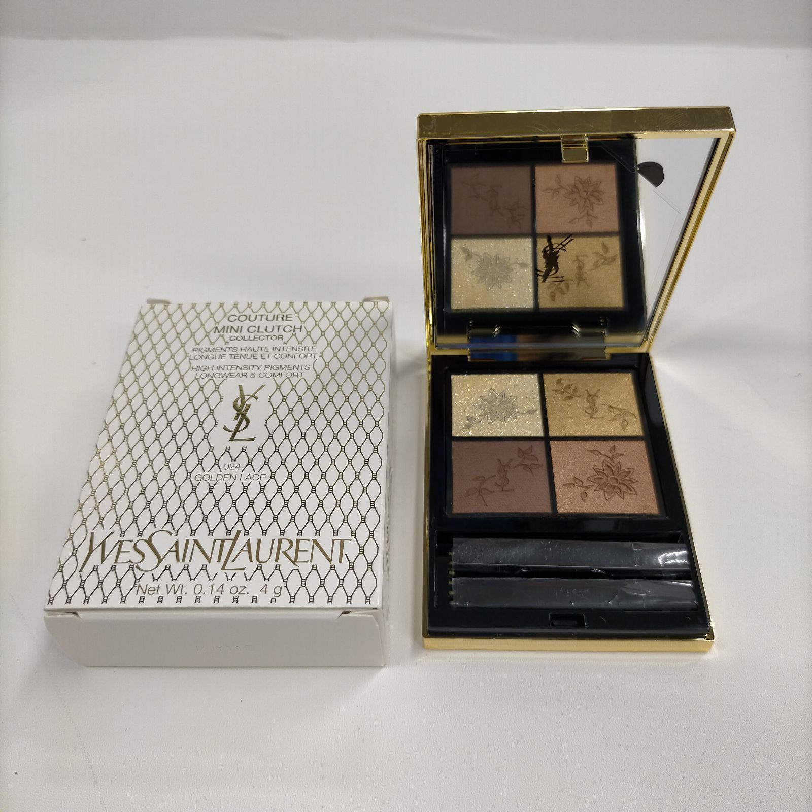 YSL アイシャドウパレット 024 GOLDEN LACE 2024年秋新作アイシャドウパレット】クチュール ミニ クラッチ