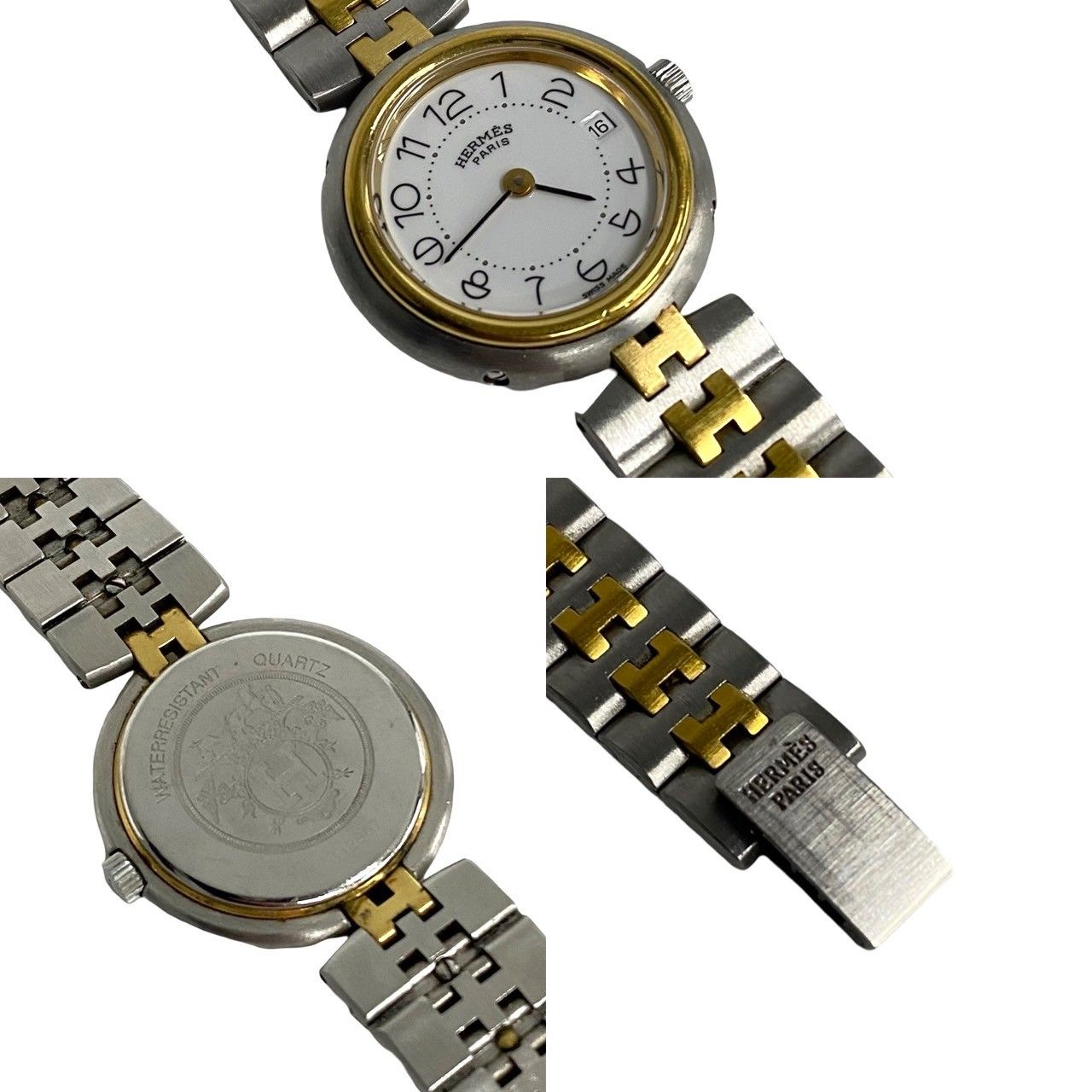 希少 稼働品 HERMES Quartz Watch エルメス クリッパー