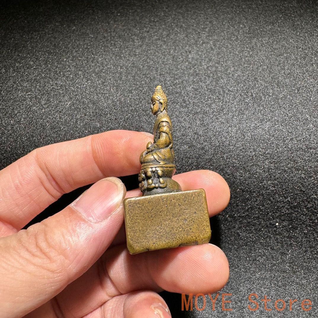 銅製 印章 仏像印章 書道具 文房具 工芸品 置物 - メルカリ