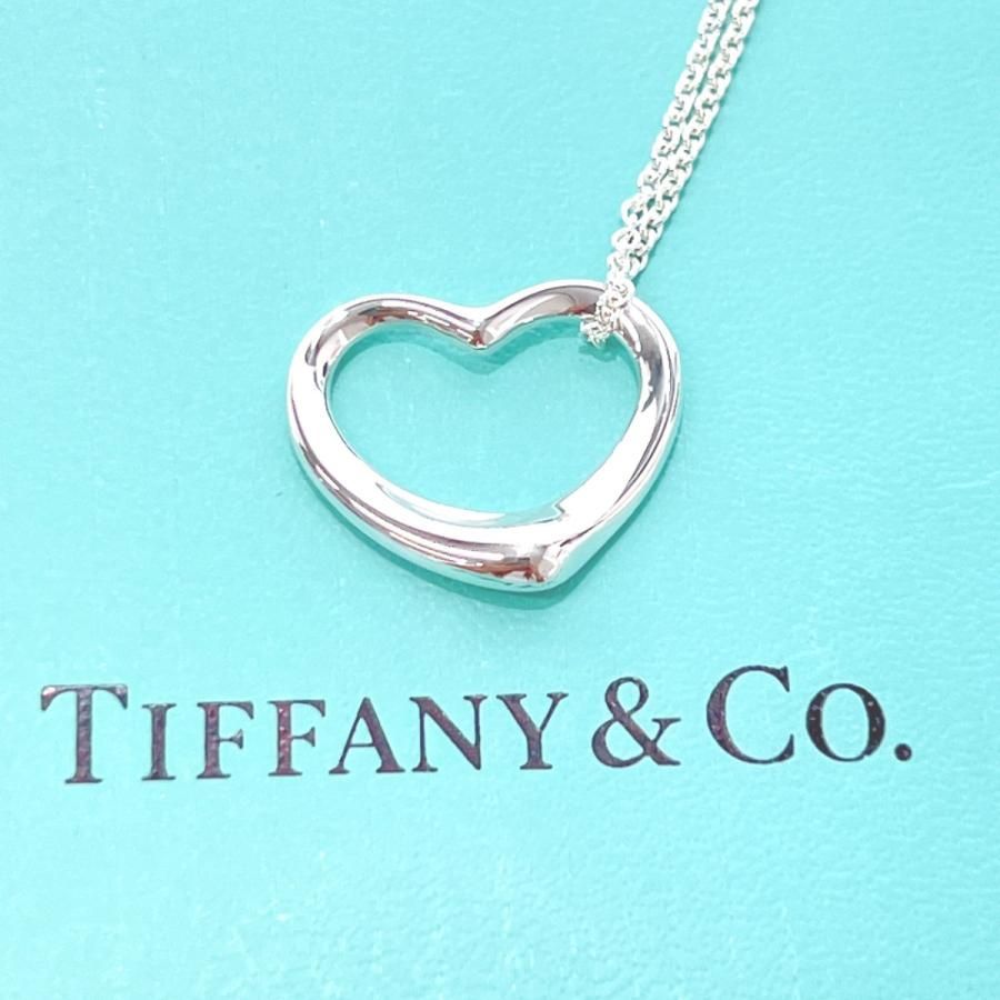 Tiffany\u0026Co ティファニー オープンハート ネックレス 11mm