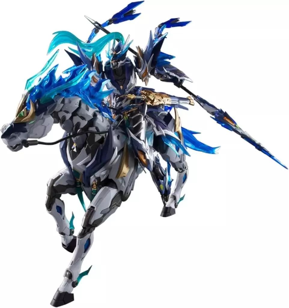 プラモデル 趙雲 玉蘭白龍駒 ぎょくらんはくりゅうく 可動プラスチックモデルキット 星甲魂将伝 47740474