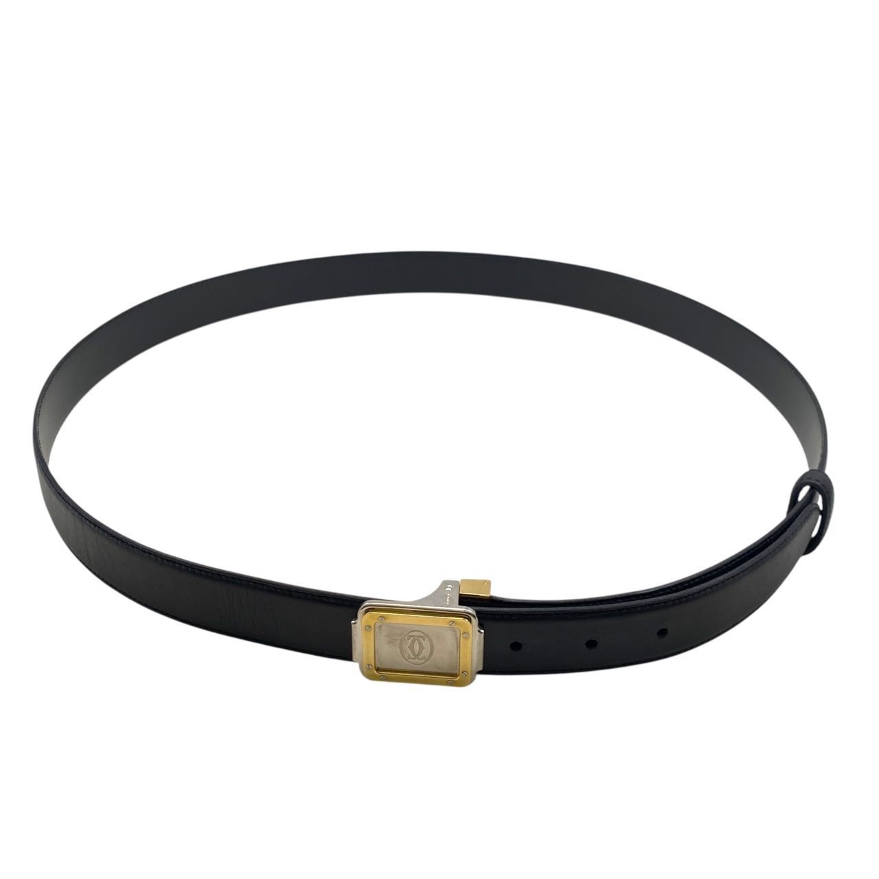 Cartier ブラックレザーベルト org.jpg