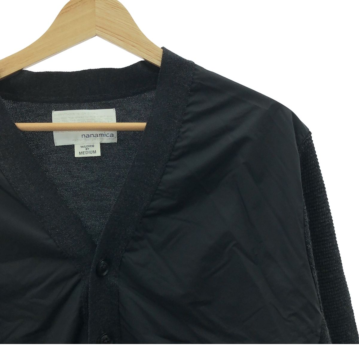 ナナミカ　Hybrid Cardigan ネイビー　Mサイズ Nanamica - Hybrid Cardigan | HBX - Globally Curated Fashion