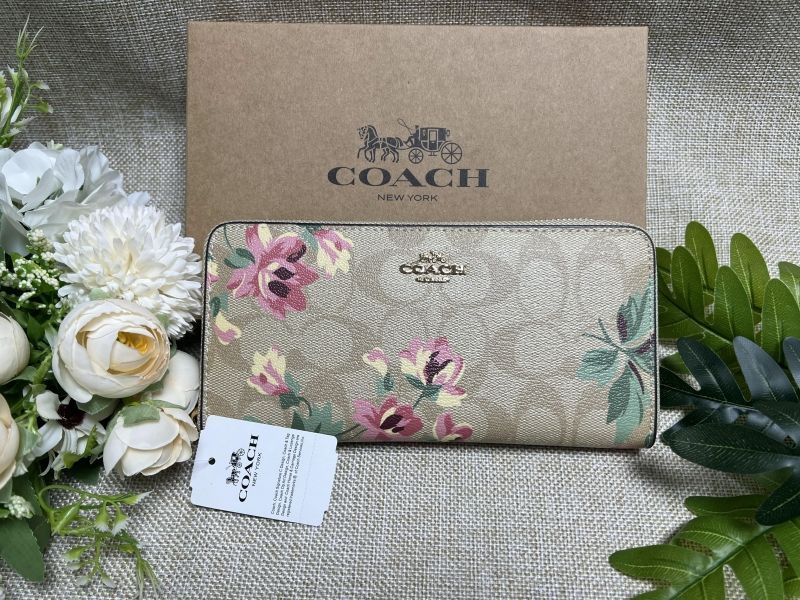 コーチ COACH 長財布 財布 シグネチャーアコーディオン085 F73345 - 長財布