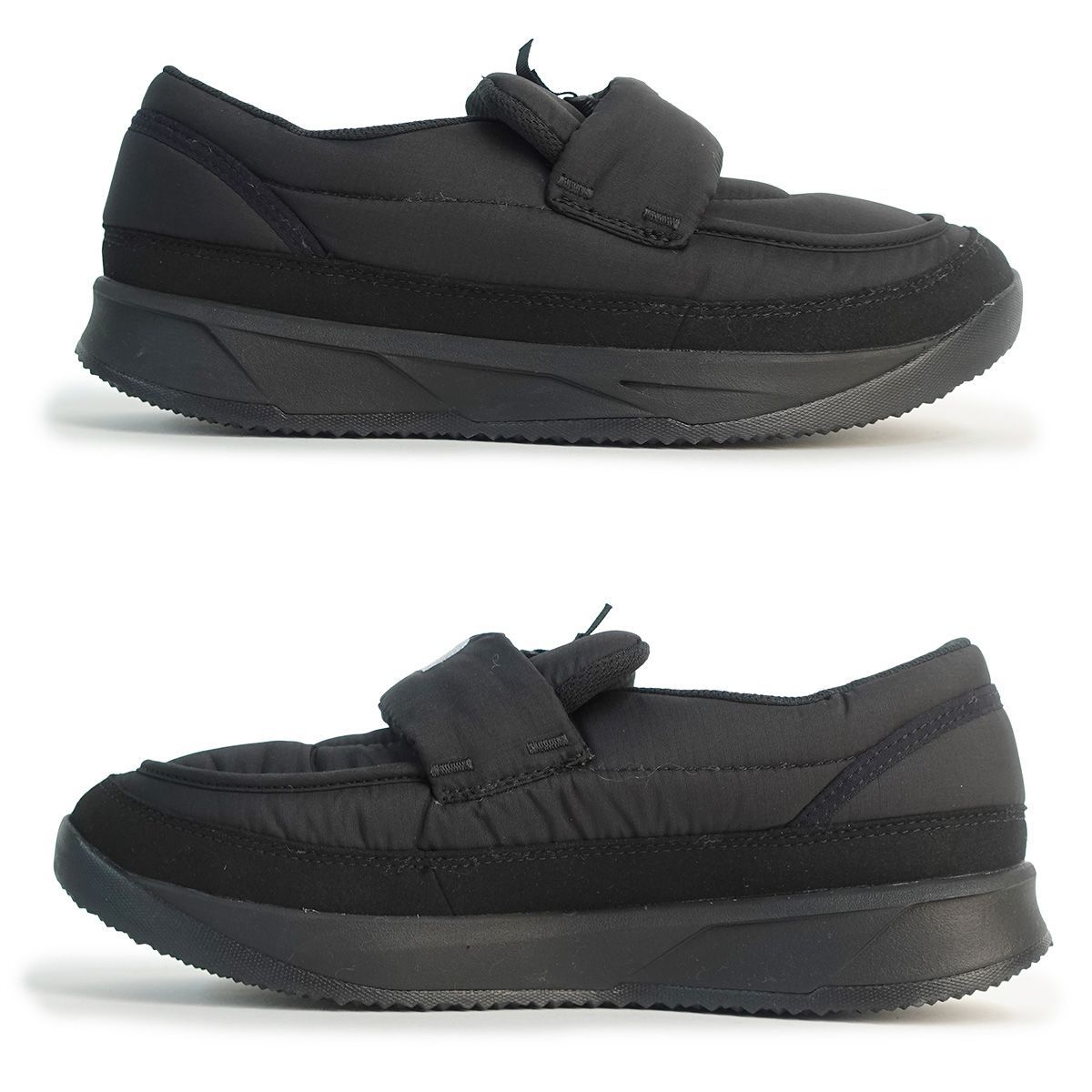  ザ ノースフェイス THE NORTH FACE スニーカー メンズ レディース ヌプシ ローファー NF 52575 KK TNFブラック×TNFブラック 黒 防寒 スリッポン 靴