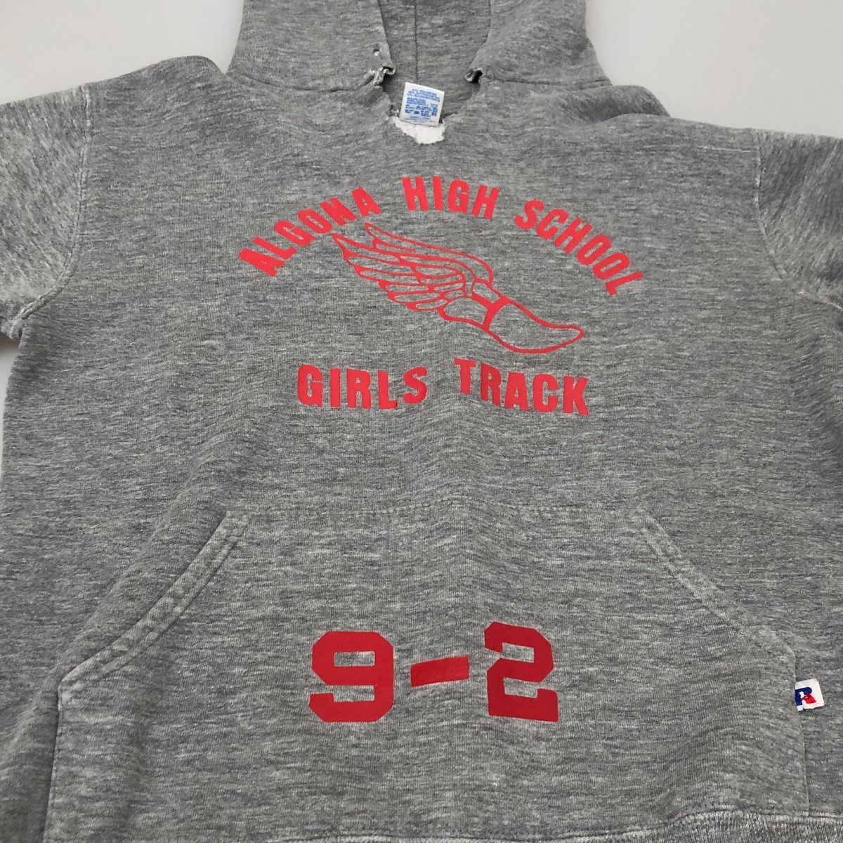 □□90s RUSSELL パーカー プルオーバーパーカー 古着 SIZE M ライトグレー □□90s RUSSELL パーカー プルオーバーパーカー 古着 SIZE M ライト