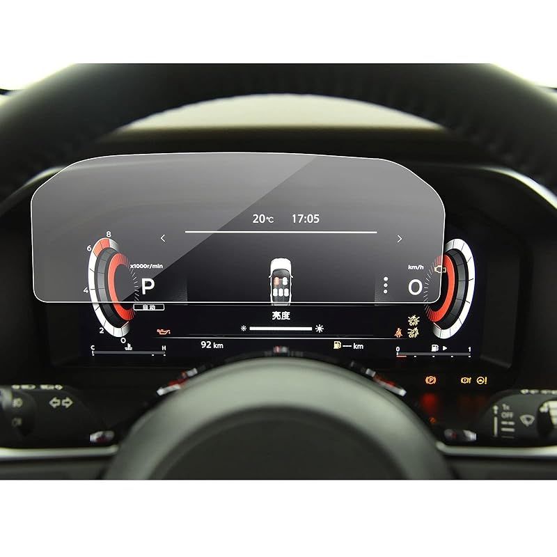 SXCY 新型 日産 エクストレイル T33 SNT33 メーター 12.3インチ 日本製旭硝子製 強化ガラス 保護フィルム メーターパネル ダッシュボード 指紋防止 キズ防止 自己吸着タイプ 貼り付け簡単 カスタ