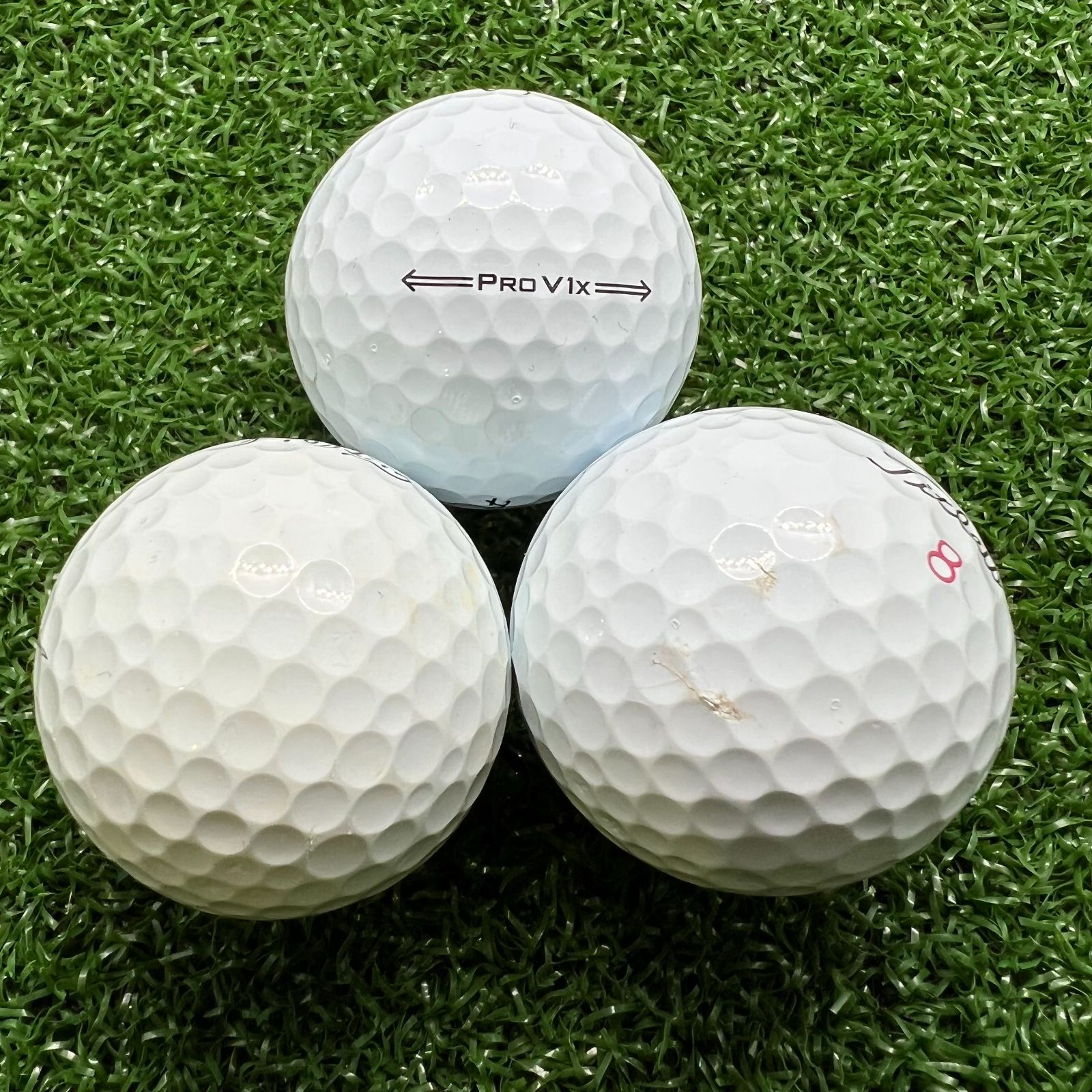 タイトリスト PRO V1X 年式混合ロストボール 22球 - ラウンド