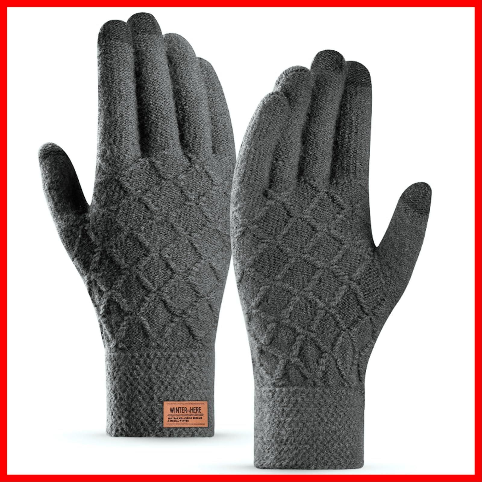 商品 GOKEI 手袋 メンズ スマホ対応 防寒手袋 ニット手袋 冬 ふわふわ裏起毛 暖かい 防寒グローブ 自転車手袋 タッチパネル メンズ用 メンズ手袋 グローブ てぶくろ 秋冬 冬用 ランニング サイクルウェア ジョギング アウトドア レディース