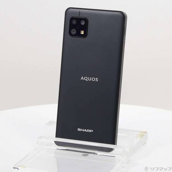 スマートフォン・携帯電話 〔品〕 AQUOS sense6 64GB ブラック SH-M19