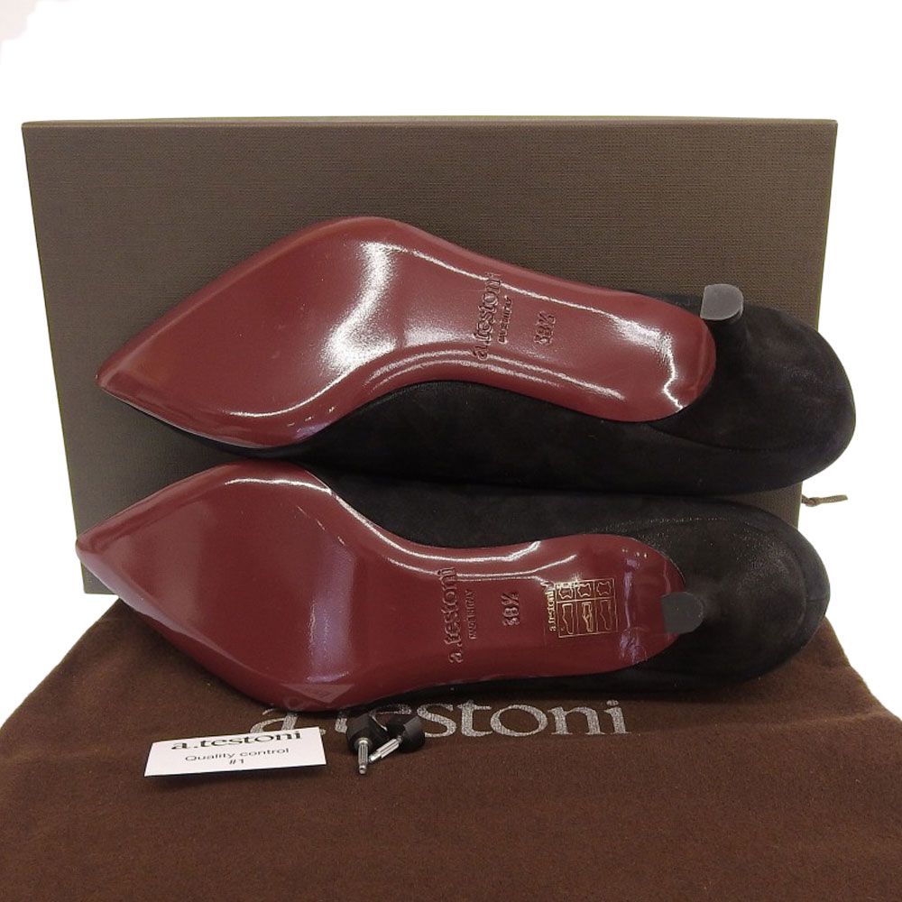 未使用 箱付 ア テストーニ a.testoni 現行販売商品 94885 ラメ折込 