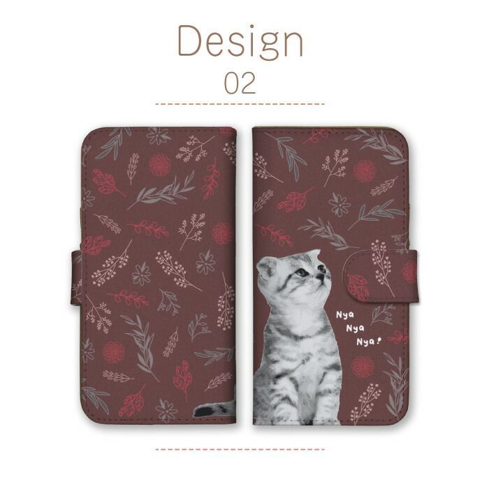 Society6  iPhoneケース 猫 花 アニマル 動物 iPhoneSE2 多機種対応 猫 ストラップ付 iPhoneケース 背面ガラス