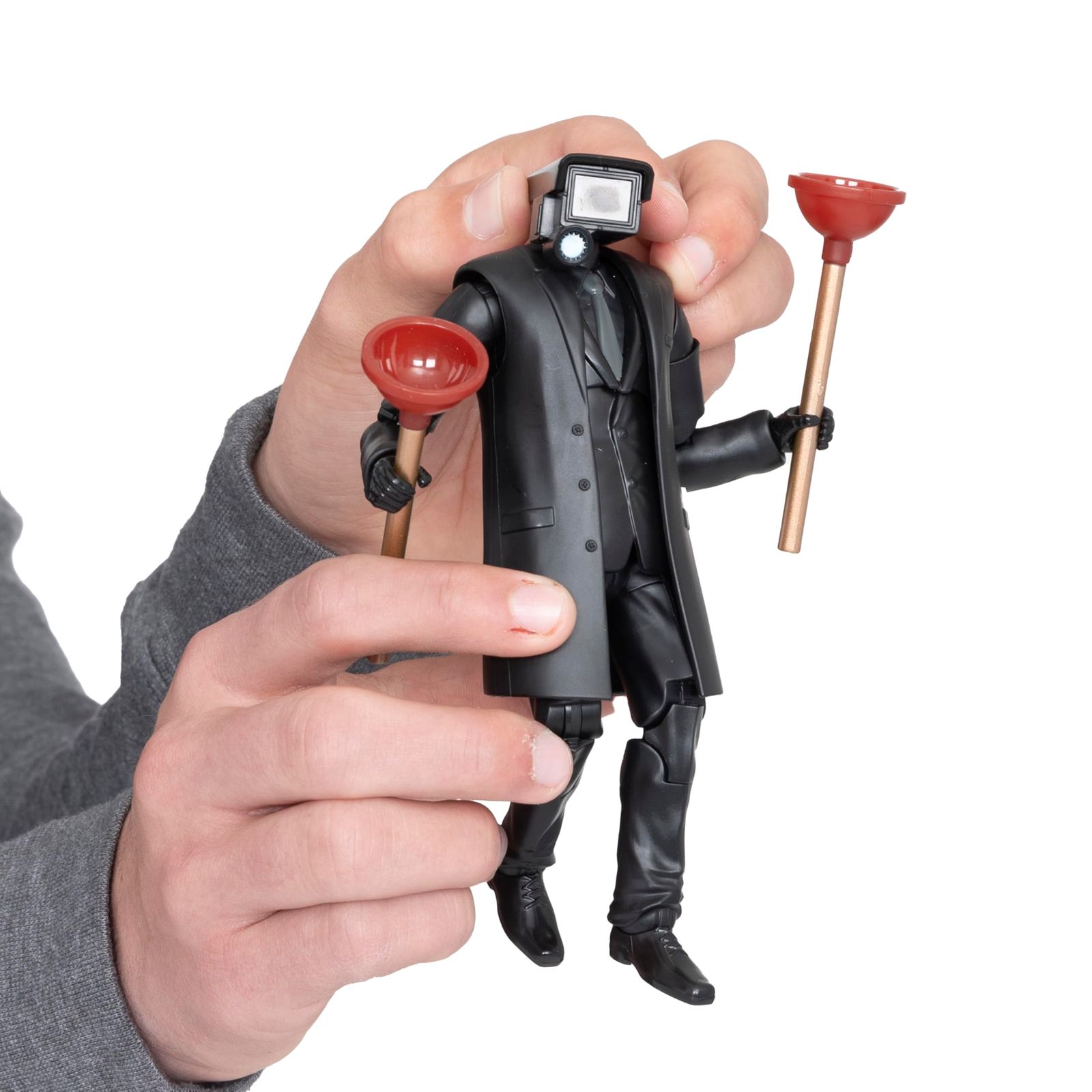 Skibidi トイレ デラックスフィギュア プランジャーマン コレクター