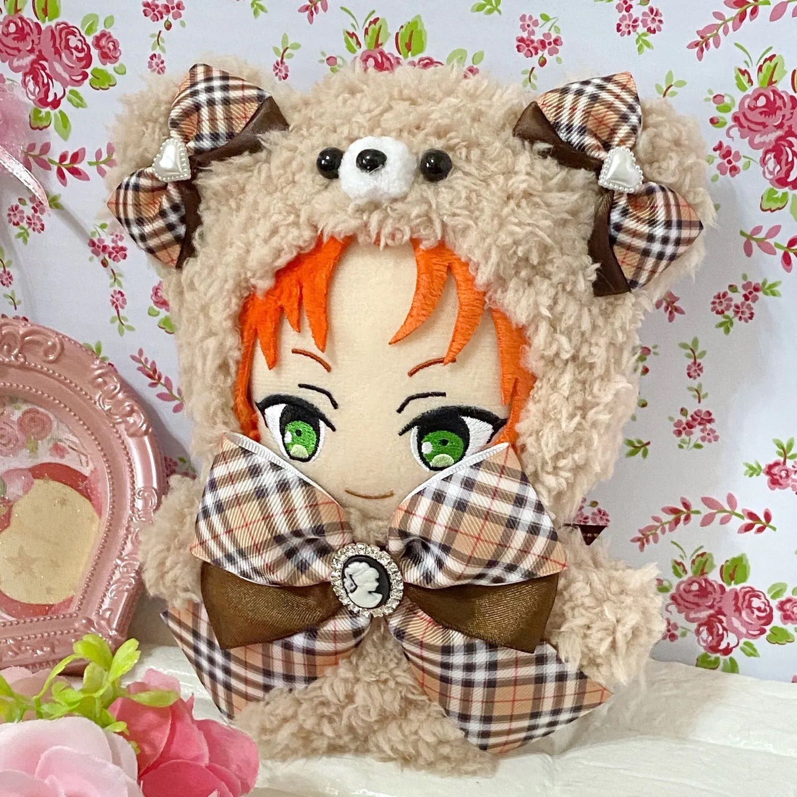 ぬい服】あんスタ着ぐるみ 新衣装♡くま 茶＆タータンチェック