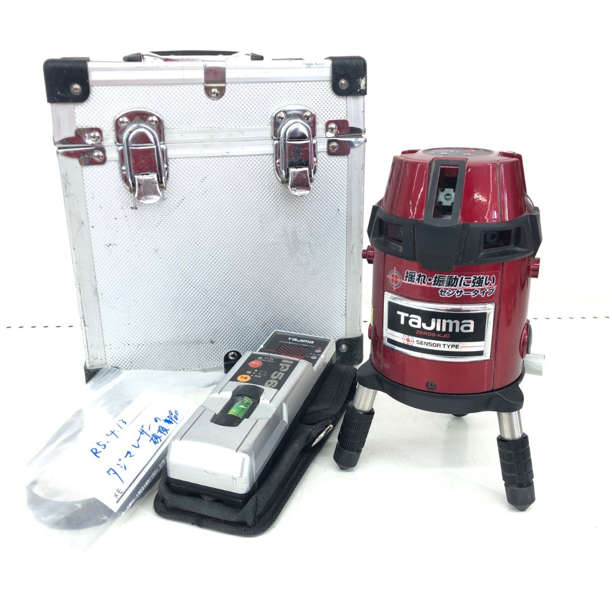 ДД【中古】TAJIMA タジマ レーザー機器 レーザー墨出し器 ケース付 ZEROS-KJC レッド 傷や汚れあり ДД【中古】TAJIMA タジマ レーザー機器 レーザー墨出し器 ケース