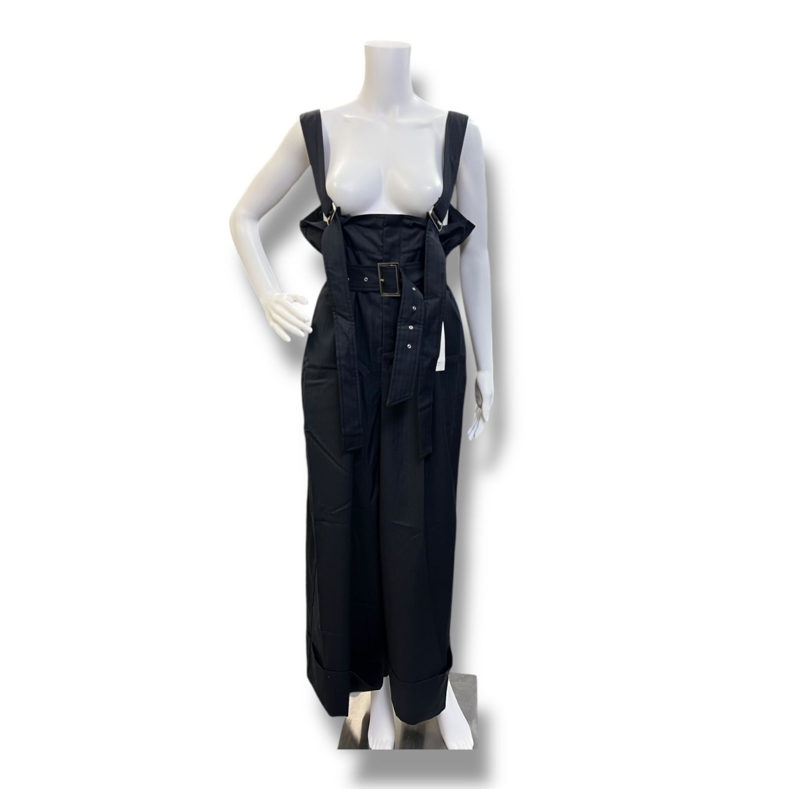 参考上代26400円 ♥品 MAISON SPECIAL 2way Over Size Overalls オーバーサイズオーバーオール サロペット オールインワン メゾンスペシャル 21241465204 ネイビー 38 765A1