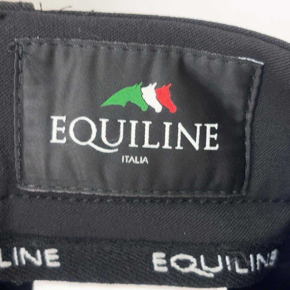 【中古・未使用品】EQUILINE エクイライン コンペティション ブリーチーズ フルグリップ キュロット 44 ブラック N08906 レディース 乗馬 馬術 未使用】EQUILINE エクイライン コンペティション ブリーチーズ