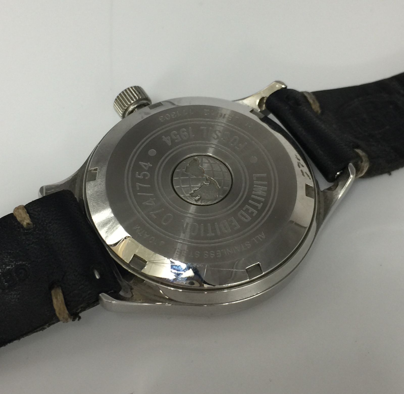 FOSSIL フォッシル LE1012 腕時計 ブラック オレンジ ホワイト （ME79 