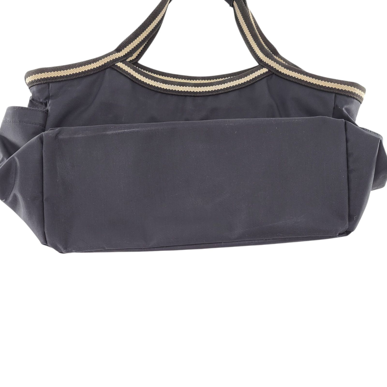 【美品】agnes b.アニエスベーボヤージュ　ブラックレザートートバッグ 美品】アニエスベー ボヤージュ レザー トートバッグ A4可能 黒
