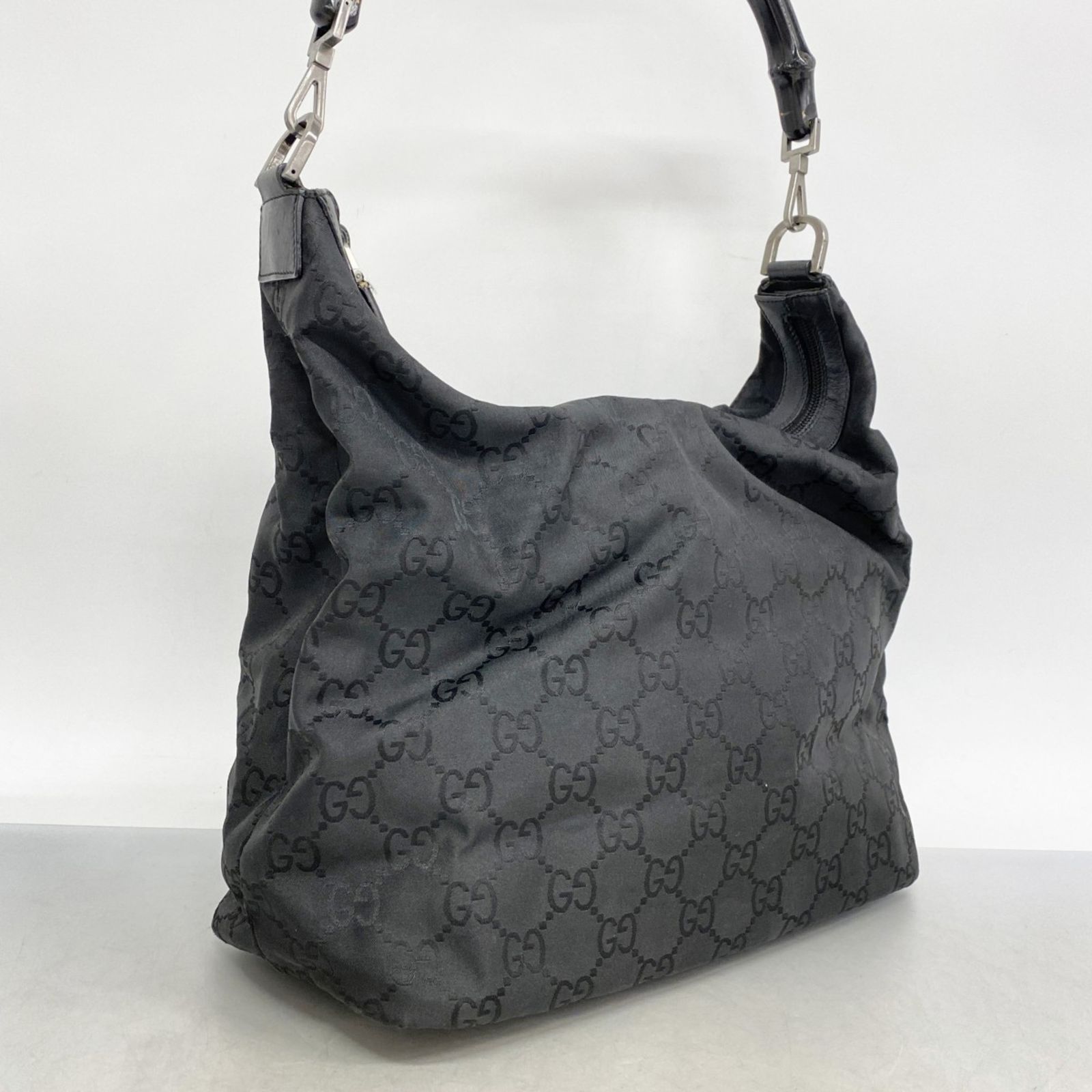 グッチナイロンバンブー　GGパターン ショルダーバッグ グッチナイロンバンブーGGパターン ショルダーバッグ