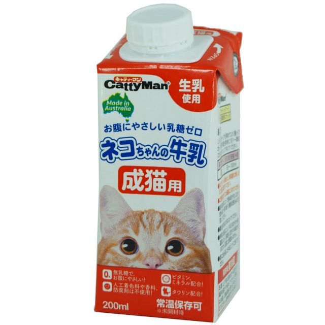 キャティーマン CattyMan ネコちゃんの牛乳 成猫用 200ｍｌ×24本セット