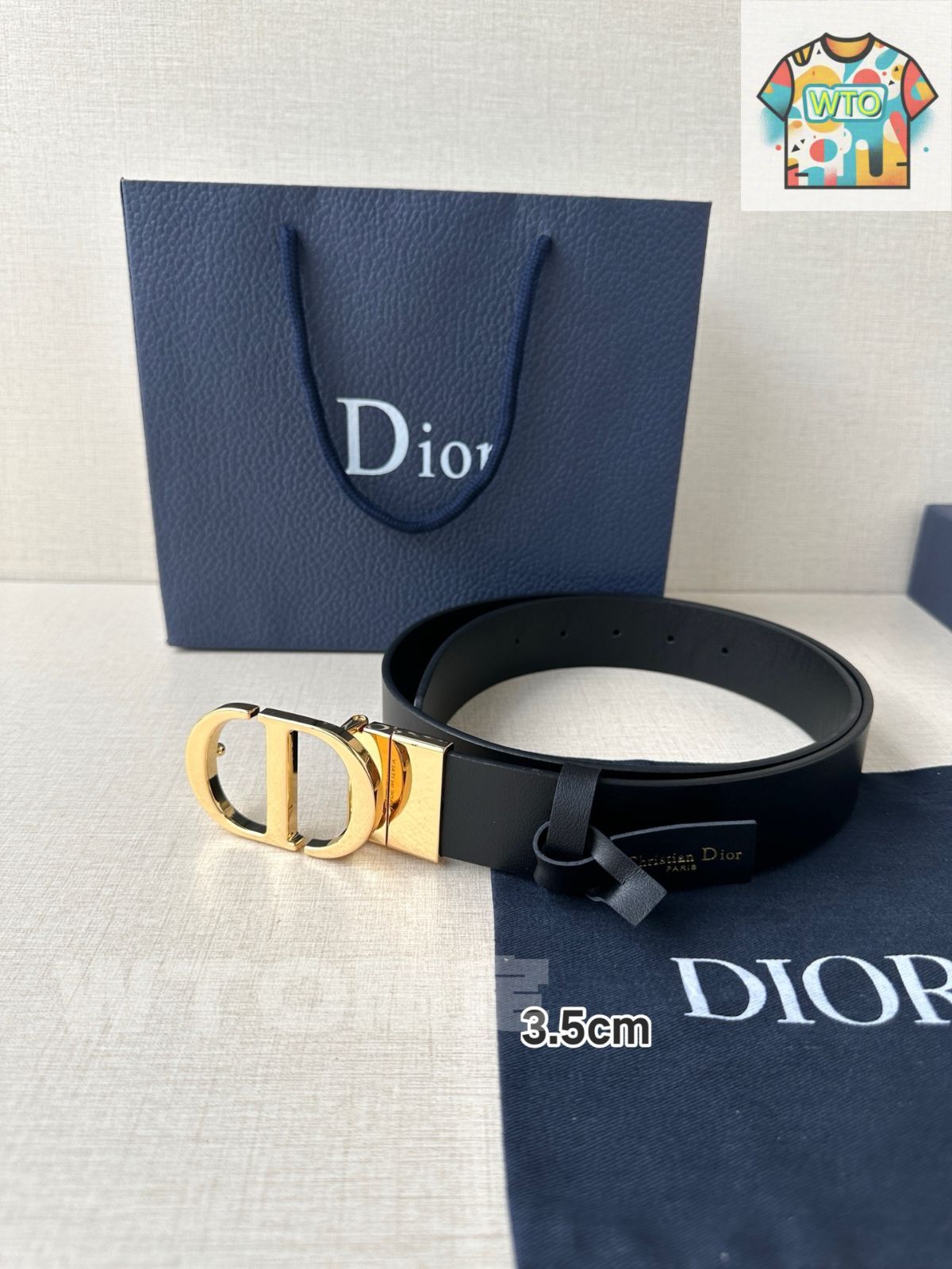 一品限り‼️Christian Dior リバーシブルベルト早い者勝ち‼️ DIOR | リバーシブル ベルト 30mm スムースカーフスキン