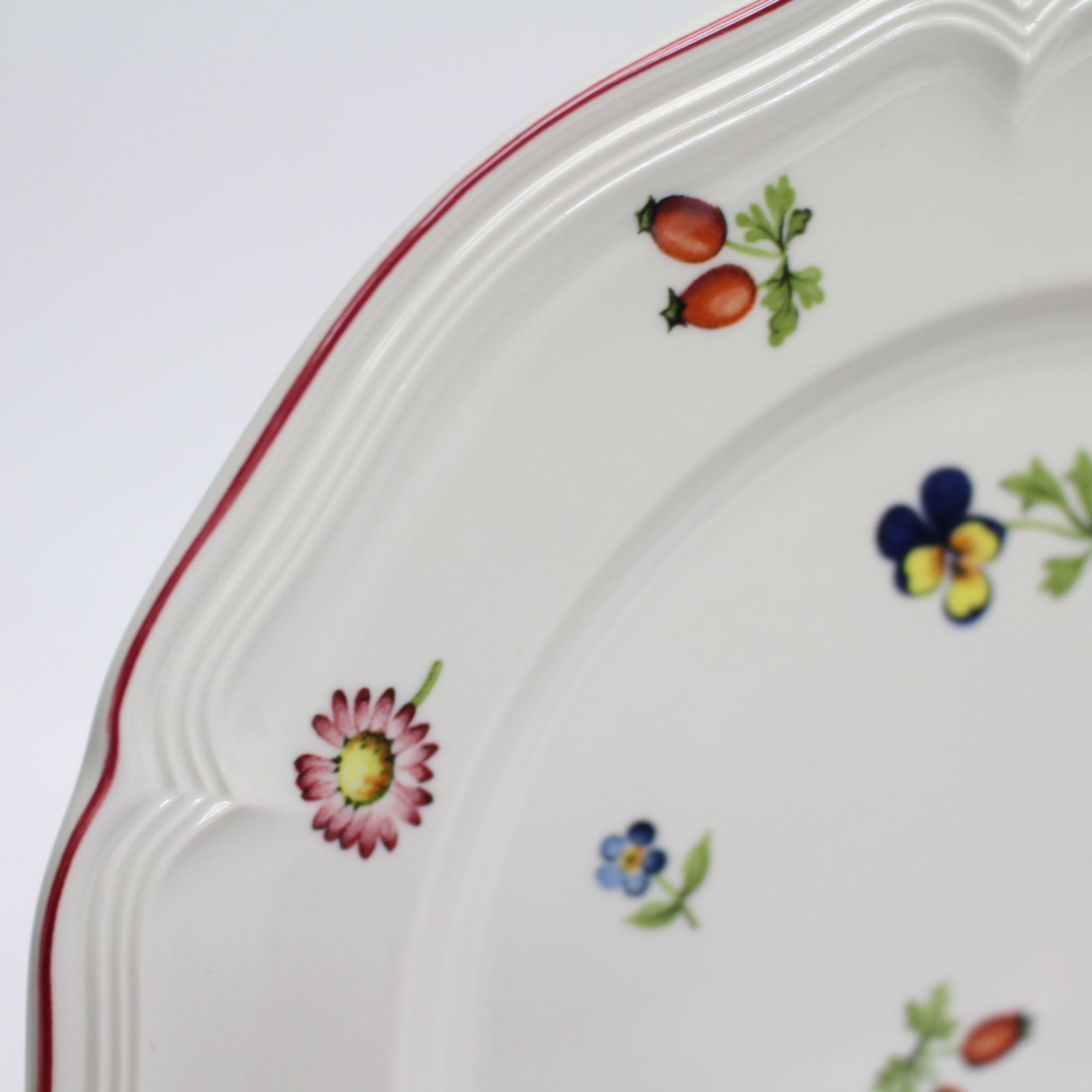 IS407)【6枚セット/美品】ビレロイ＆ボッホ Villeroy＆Boch プチフルール 20.7cm プレート 皿 Petite Fleur -  メルカリ