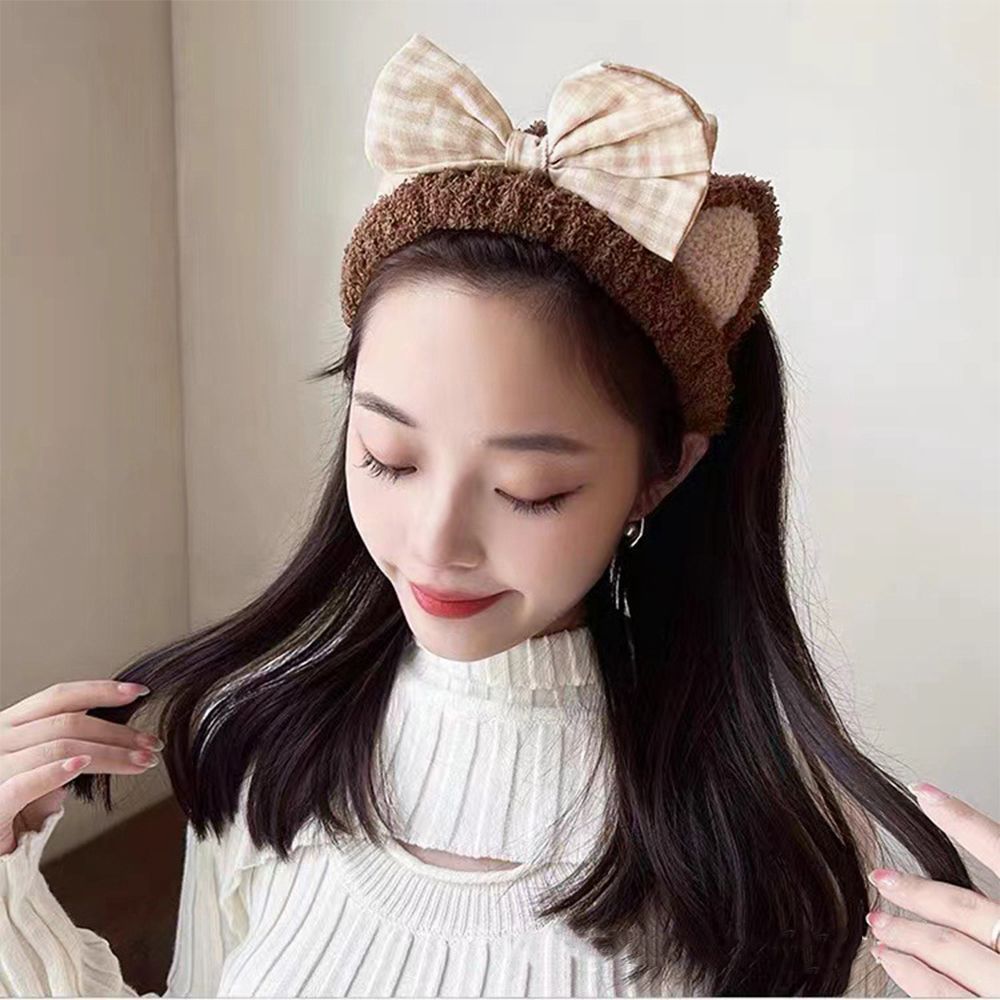 ふわふわヘアバンド リボン 猫耳ターバン レディース 可愛い 洗顔用ヘッドバンド お風呂上がり 吸水ヘアアクセサリー 幅広ねこ耳ヘアバンド  プレゼント女子力グッズ まとめ 髪 グッズ ヘアアレンジ 太め もこもこヘアバンド 86SANTAI-001 - メルカリ カチューシャ ..., image size:1000x1000