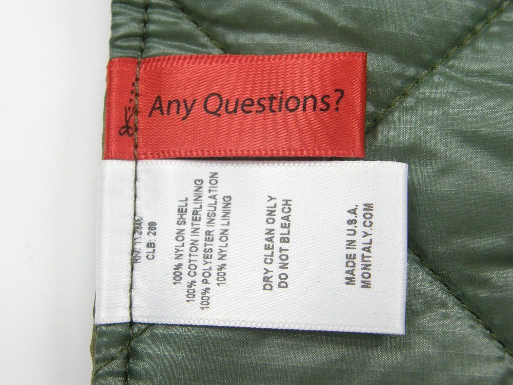 新品】 MONITALY ／ モニタリー ハイロフトインサレーション ベスト