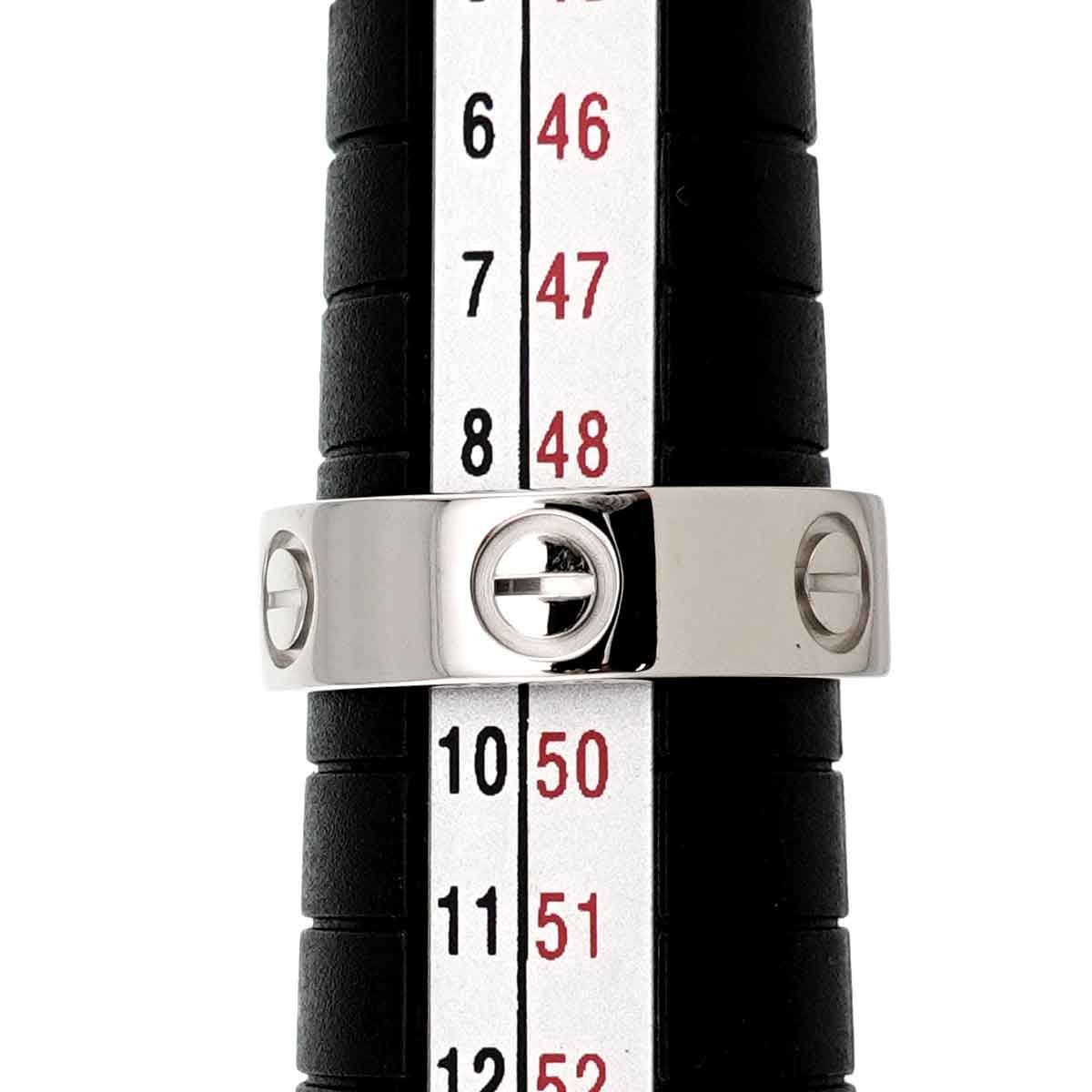 カルティエ Cartier ラブ #49 リング Pt プラチナ 指輪 Love