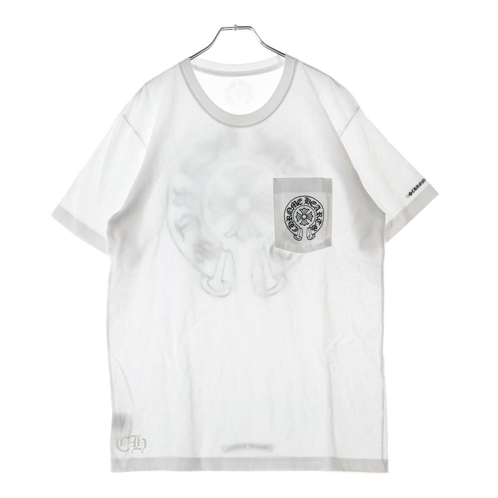 + Chrome Hearts + ホースシュー ロゴ ポケット 半袖Ｔシャツ Amazon | 