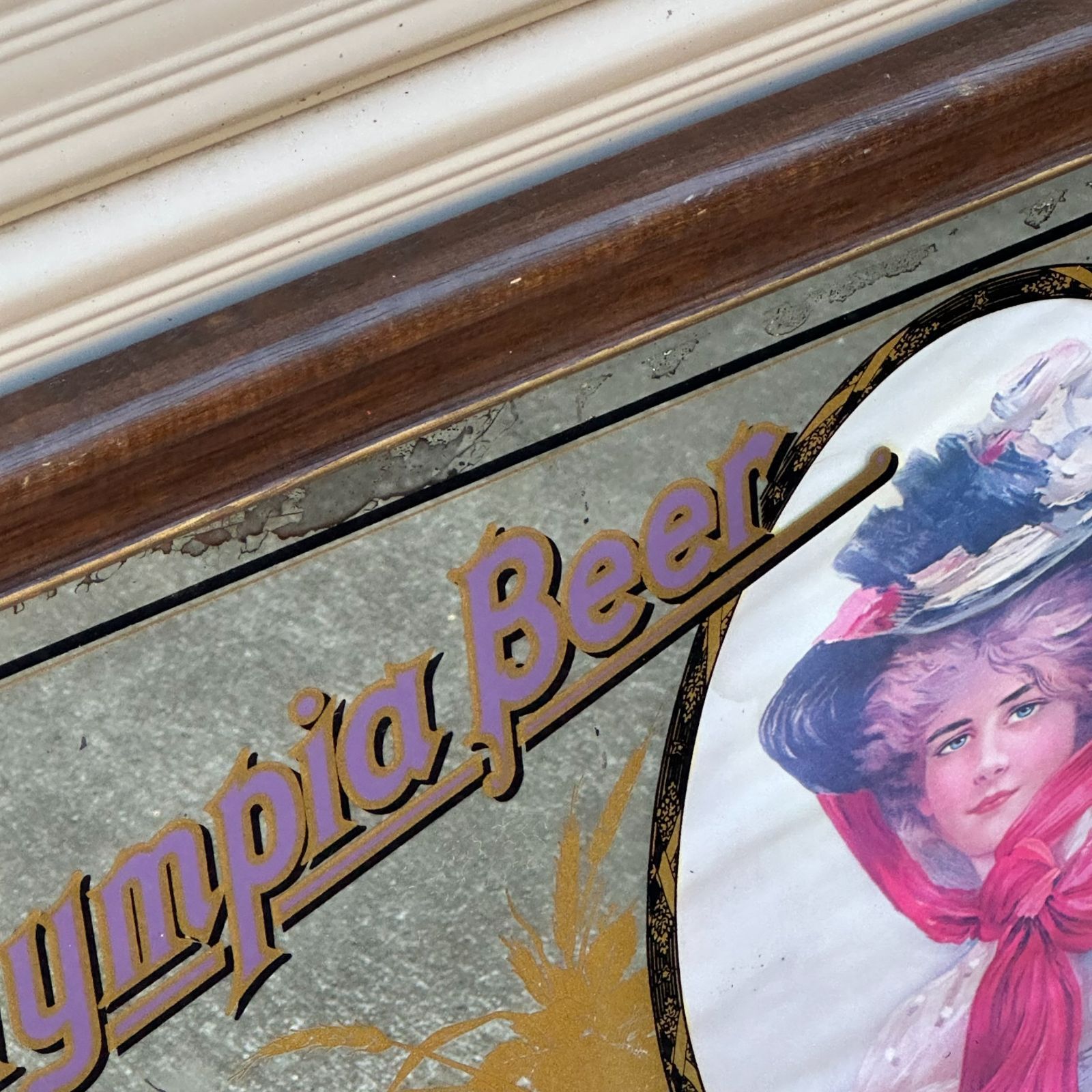 Olympia Beer（オリンピアビア) パブミラー - メルカリ