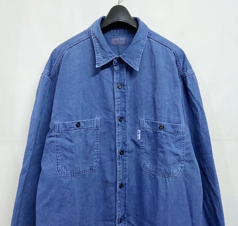 BLUE BLUE｜ブルーブルー インディゴ シャツ ハリウッドランチマーケット 聖林公司 デニムシャツ 藍染