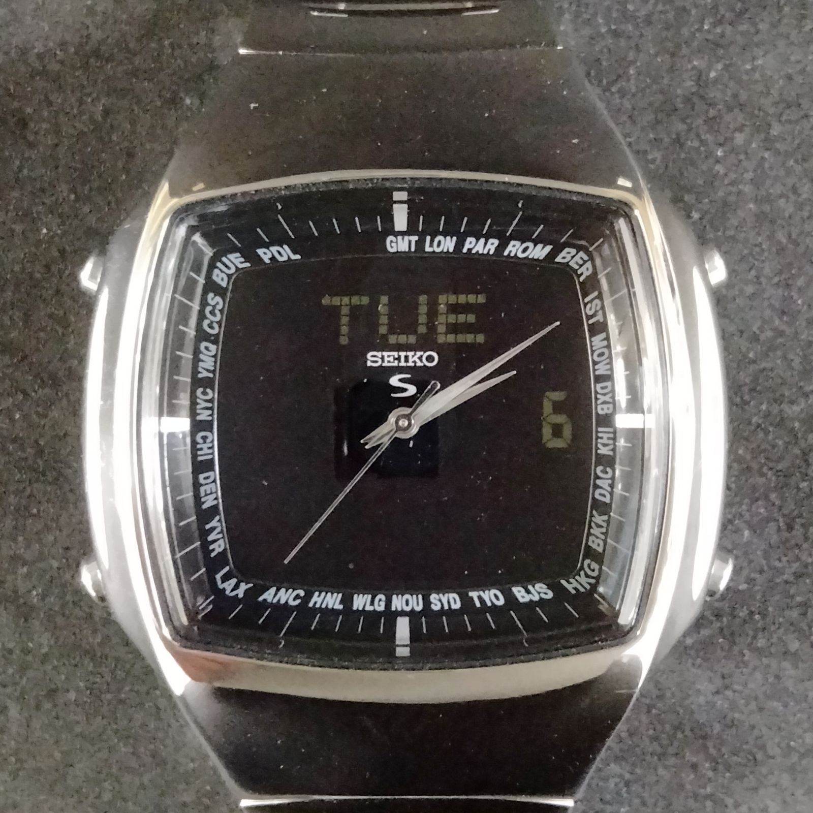 超レア！ デッドストック SEIKO R SUS デジアナ SCZX001 未使用