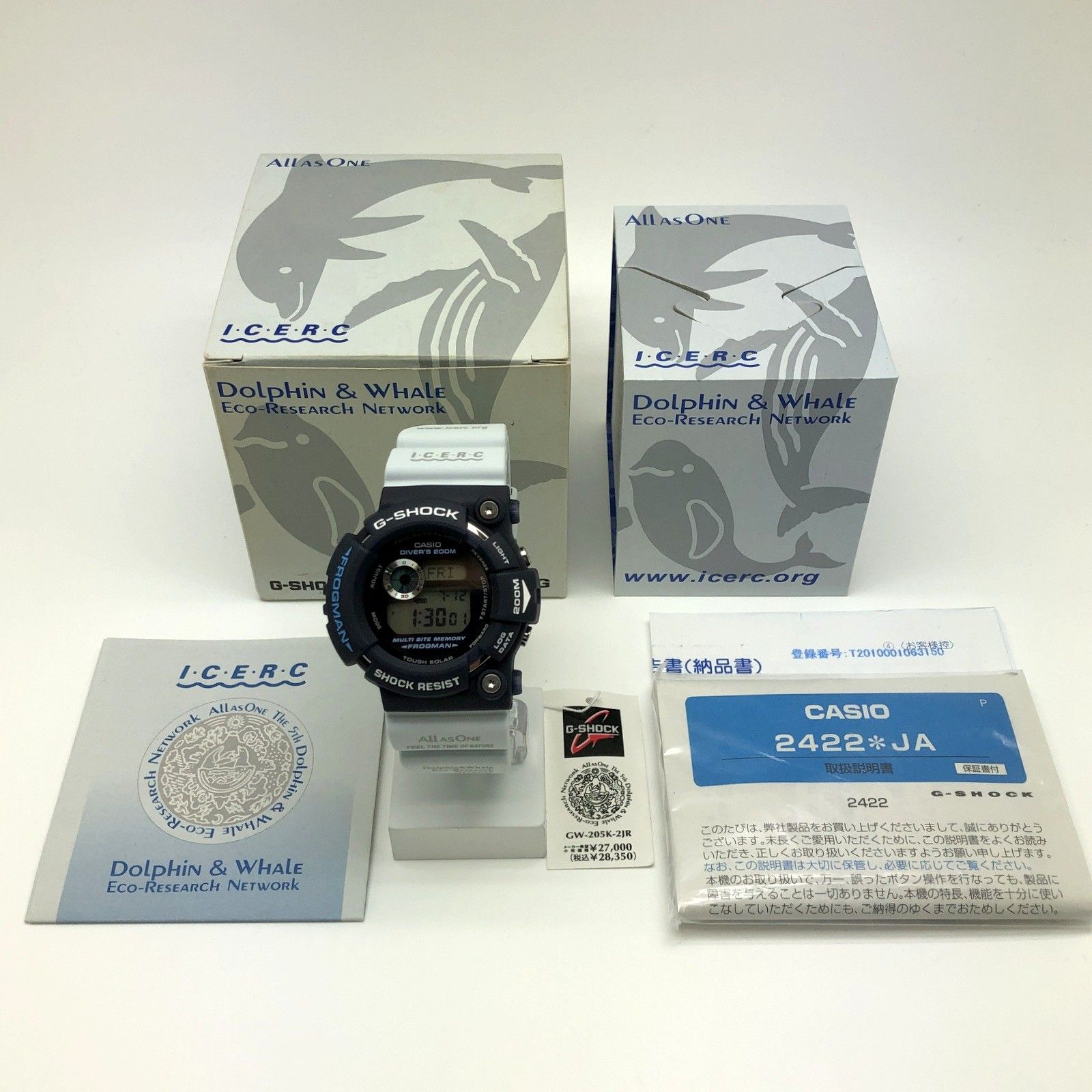 G-SHOCK ジーショック CASIO カシオ 腕時計 G-SHOCK GW-205K-2 FROGMAN イルクジ2005 タフソーラー コバルトウェーブ