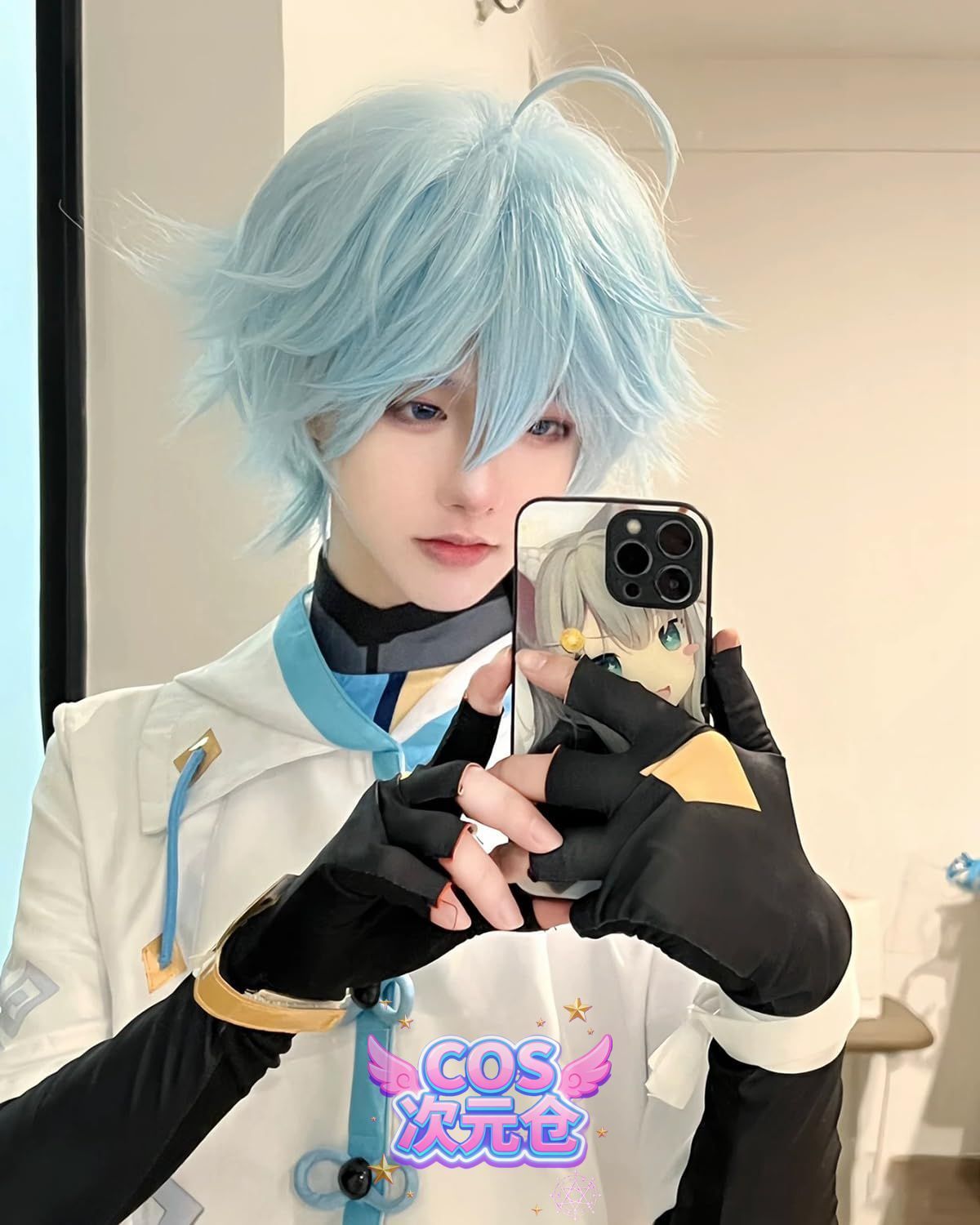 重雲 ウィッグ付き 神併 重雲 コスプレ ウィッグ付き 妖魔退治の一族 原神 コスプレ衣装 フルセット コスチューム 大人用 仮装 文化祭 Genshin Chongyun