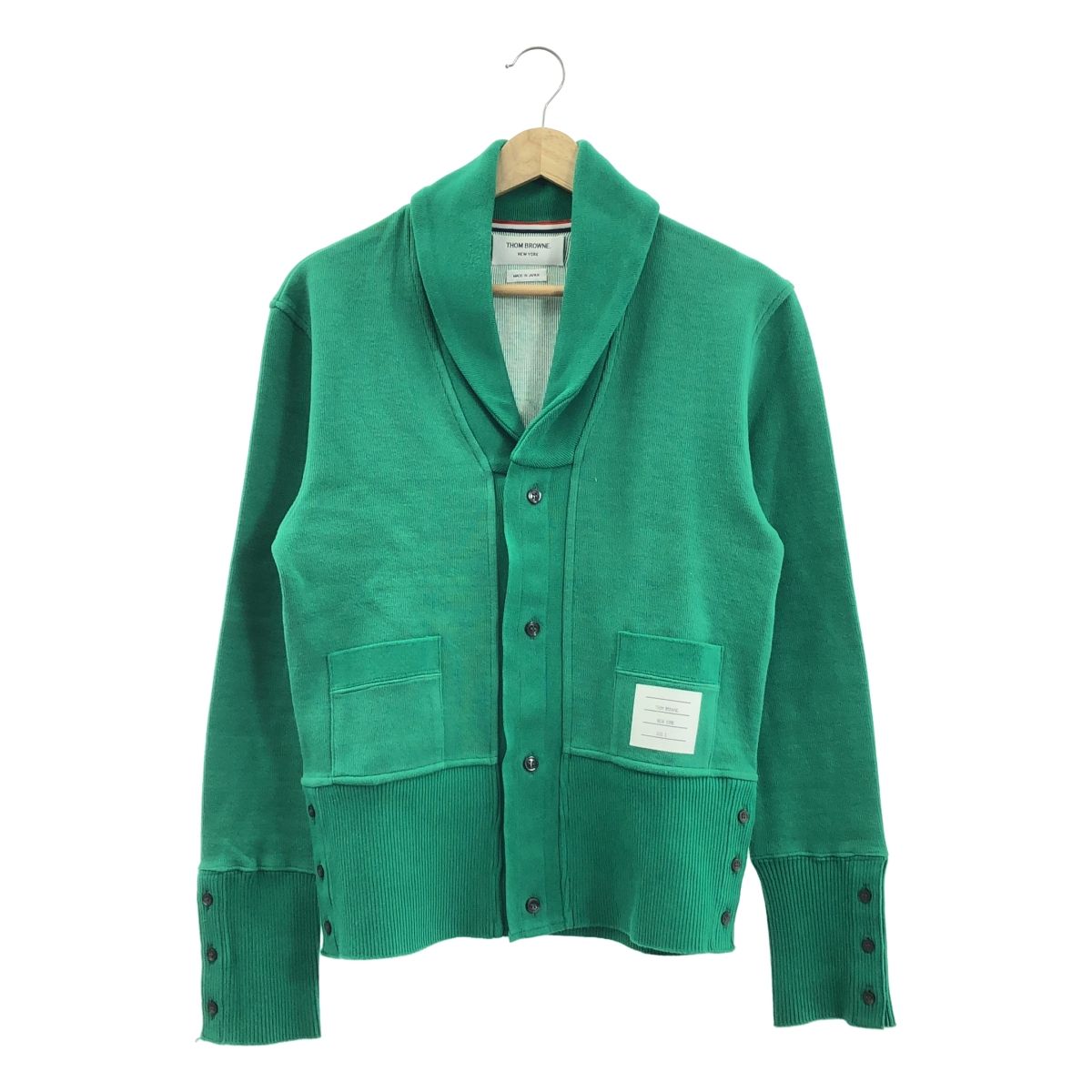 【極美品】Thom Browne/トムブラウン スウェットカーディガン THOM BROWNE / トムブラウン | ショールカラー スウェット