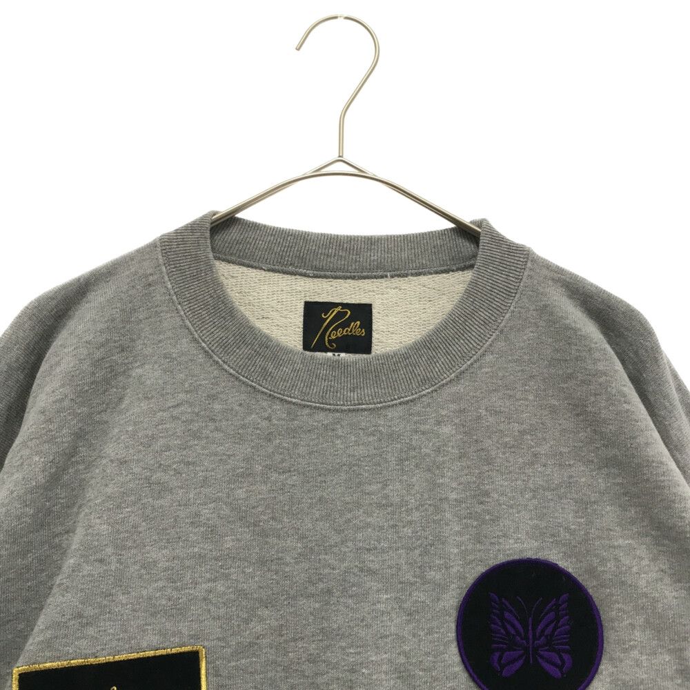 Needles (ニードルス) 22AW STUDIOUS別注 5ICONS PATCH SWEAT PO