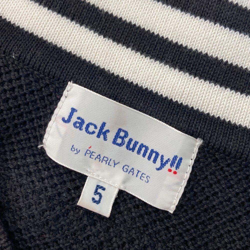 サイズ：5 JACK BUNNY ジャックバニー ニットベスト ネイビー系