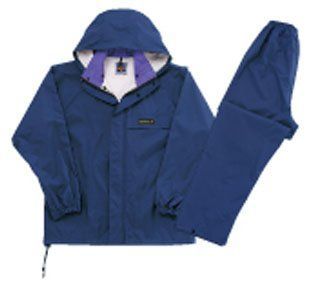 Size LL_Color ネイビー ドキュメント レインスーツ 上下セット 防水 総裏メッシュ オールマインドスーツ ネイビー LL