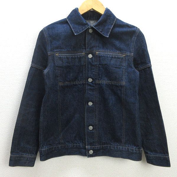 ★H.Y★タグ付き未使用　スーパーハッカ　 デニムジャケット　サイズ15 ライトオンスデニム スカラップブロッサムヴァイン刺繍デニム
