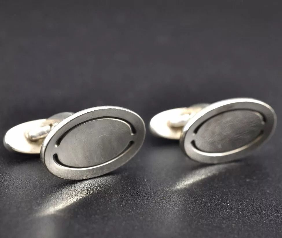 Georg Jensen ジョージジェンセン 75A カフリンクス スターリングシルバー925 銀 メンズ 男性 正規品 49499