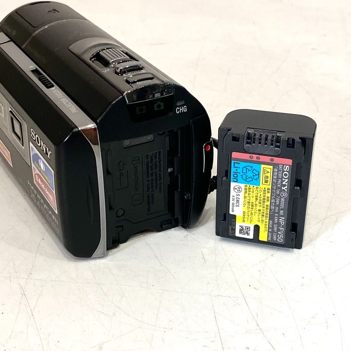 動作良好♪ SONY ソニー Handycam HDR-PJ590V ビデオカメラ フルHD